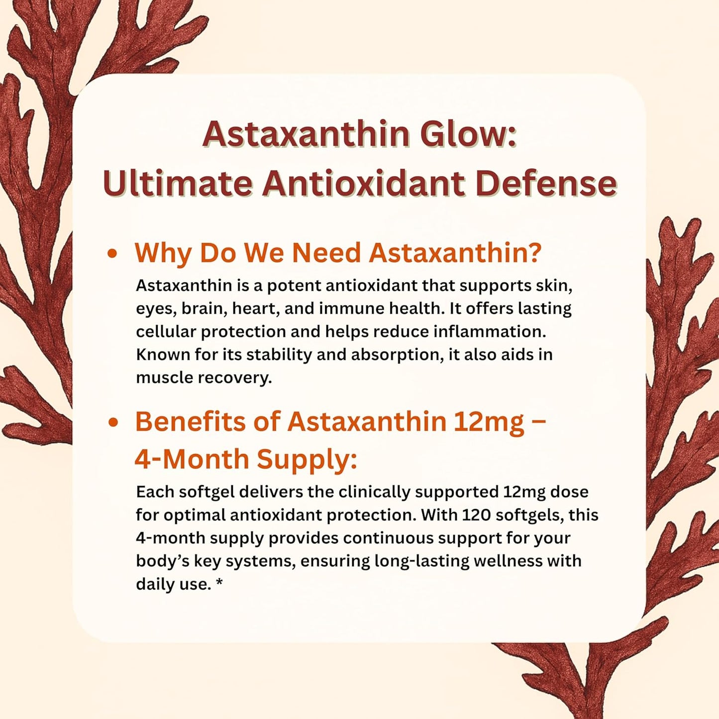 Astaxanthin Antioxidant
